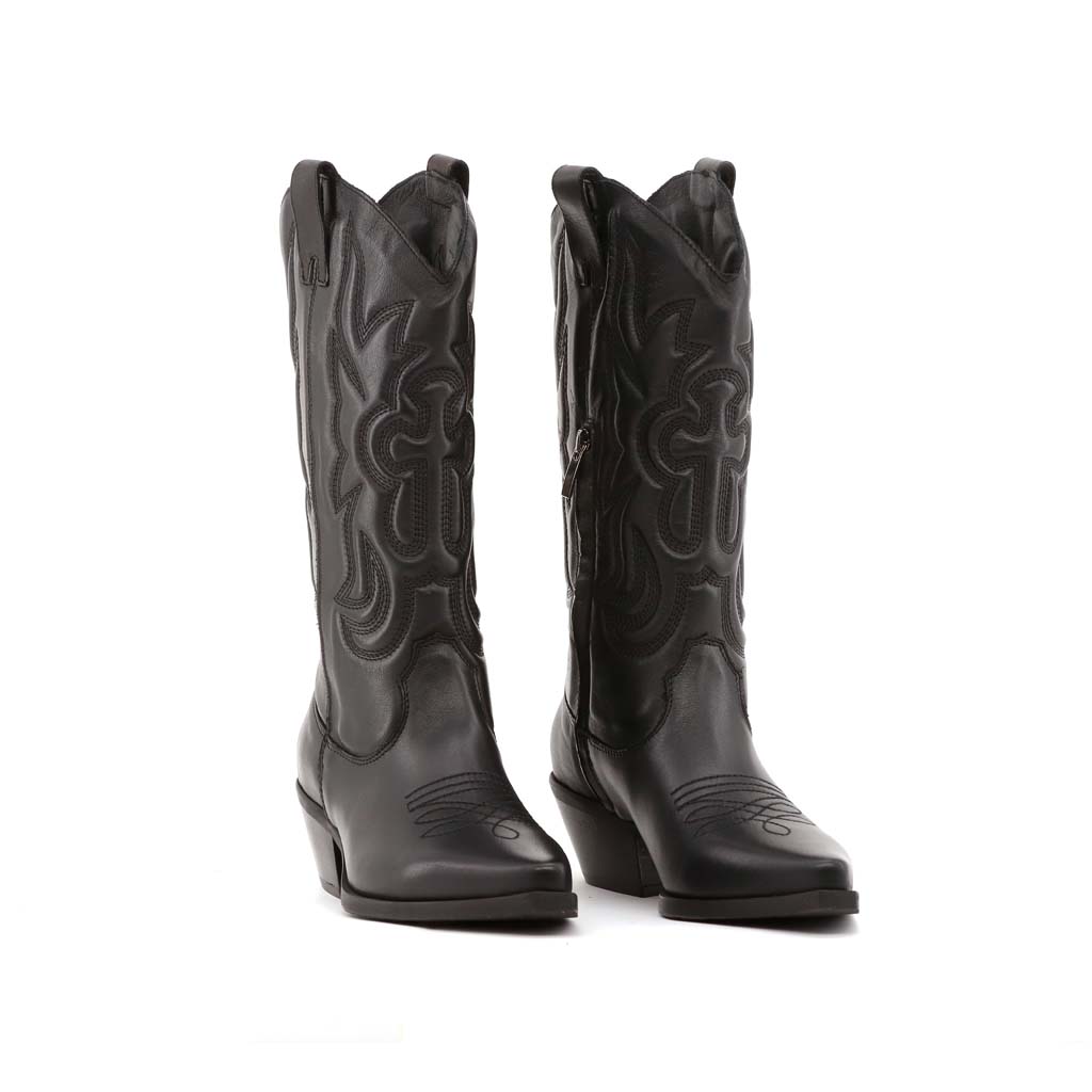 Club Style Texano Pelle Nero